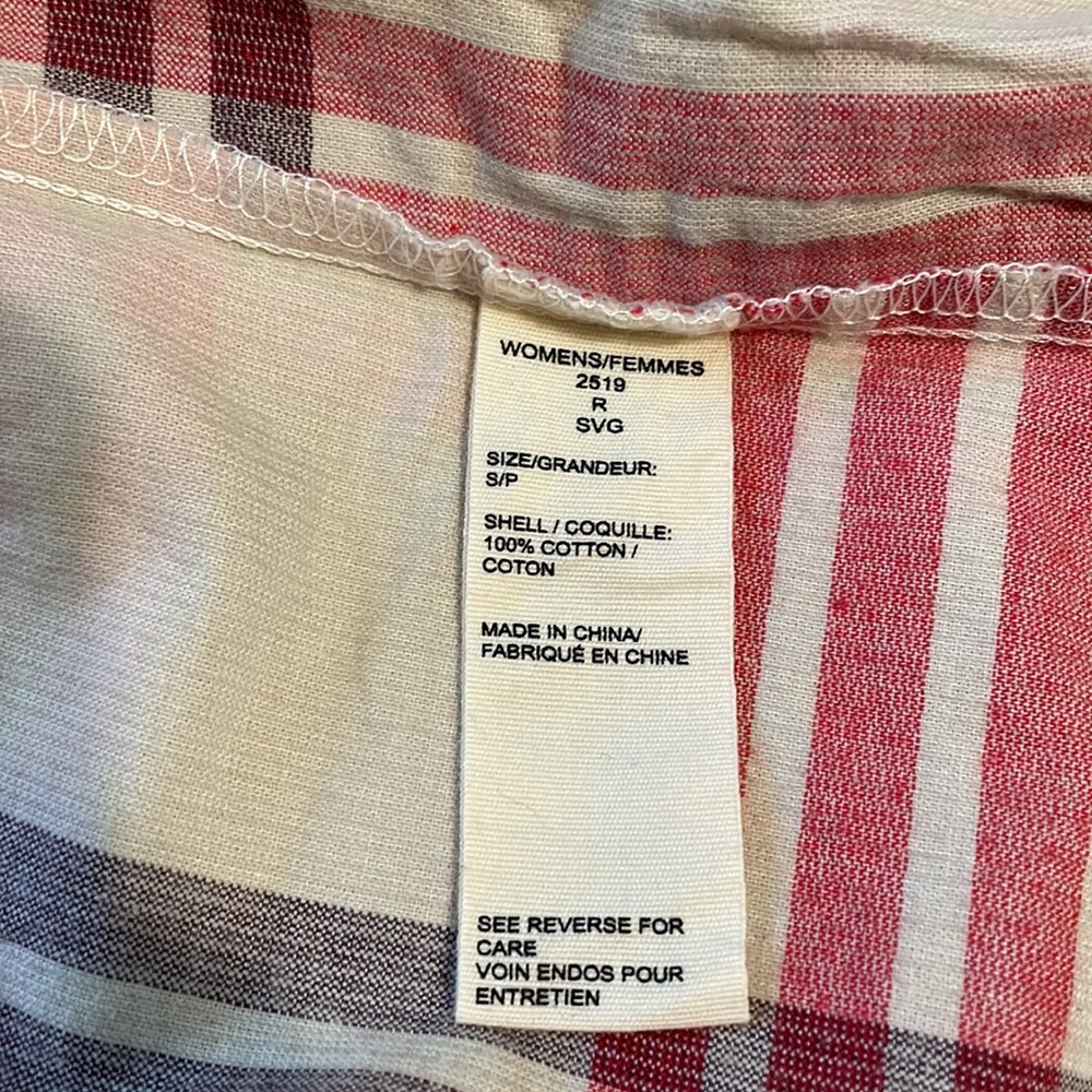 Woolrich Women’s Rappel Corduroy Buttons Long Sleeve 100% Cotton Plaid NWT Top S - Picture 10 of 16